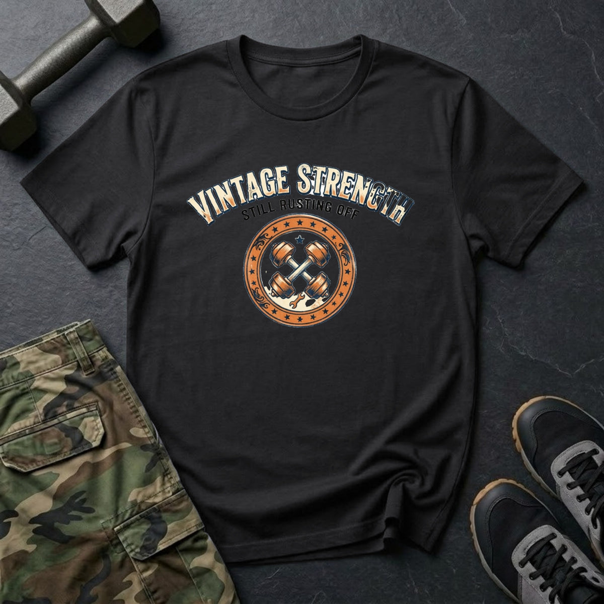 Still Rusting Off - Gym T-Shirt in Black
