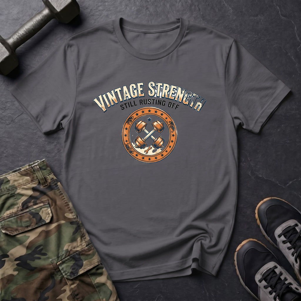 Still Rusting Off - Gym T-Shirt in Charcoal