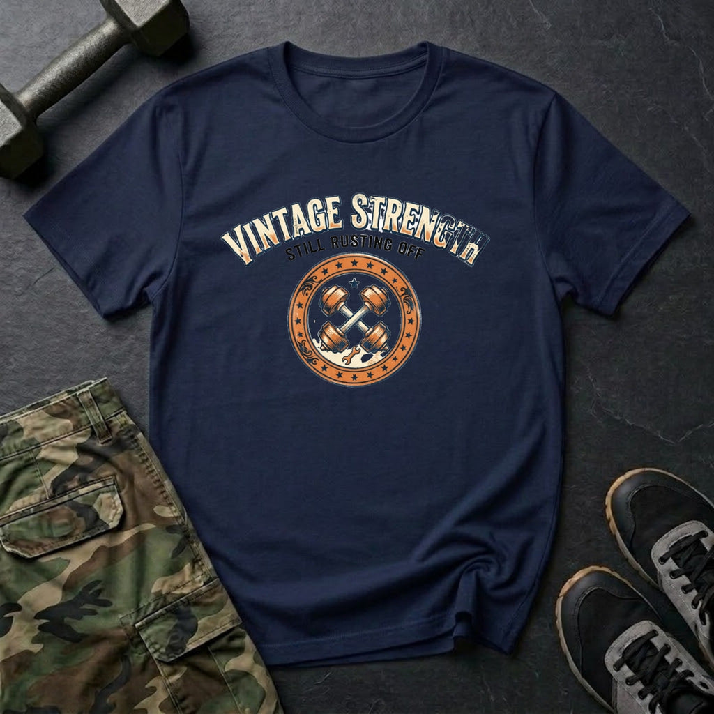 Still Rusting Off - Gym T-Shirt in Navy