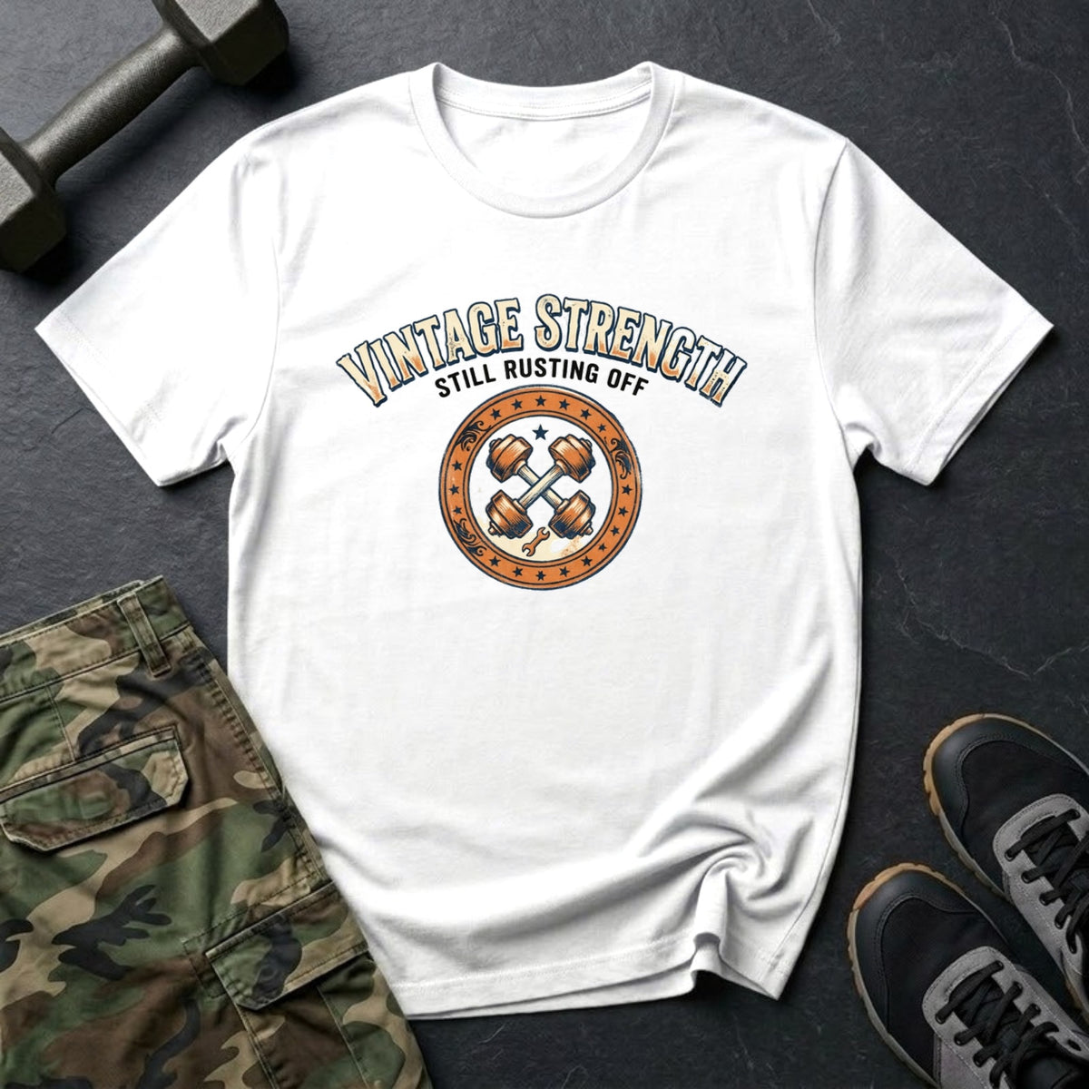 Still Rusting Off - Gym T-Shirt in White