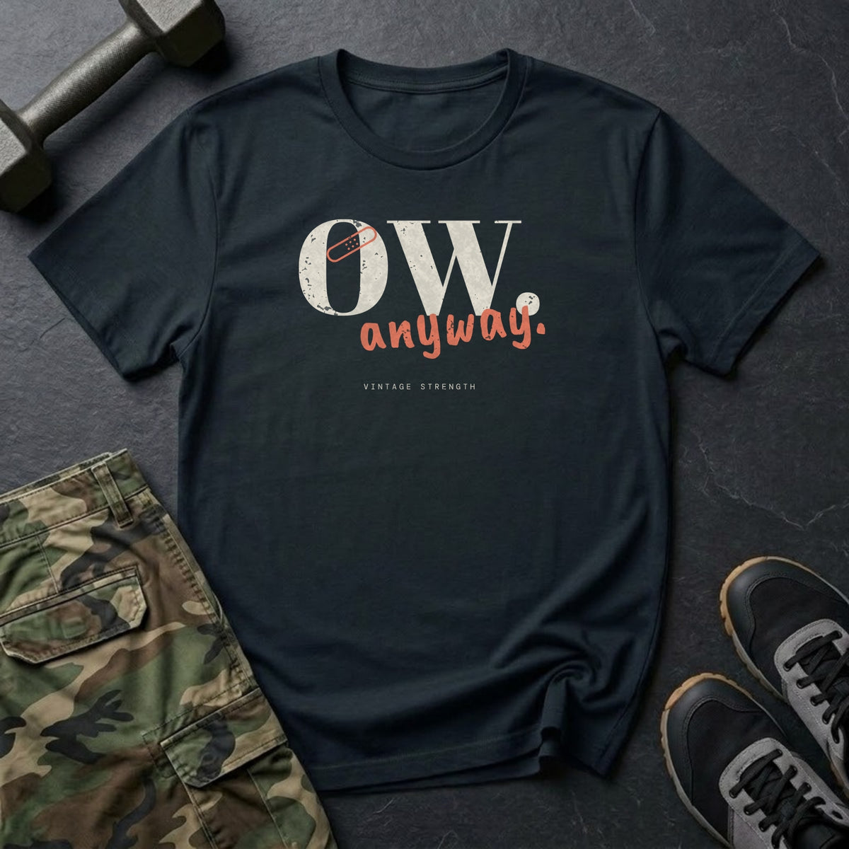Ow. Anyway. T-Shirt in Black