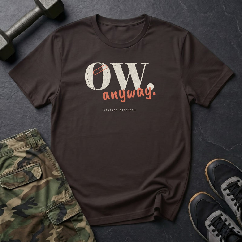 Ow. Anyway. T-Shirt in Dark Chocolate