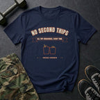 No Second Trips: All the Groceries. Every Time. T-Shirt in Navy