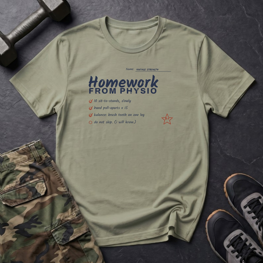 Homework From Physio T-Shirt in Pistachio