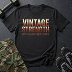 New Gains, Old Pains - Gym T-Shirt in Black