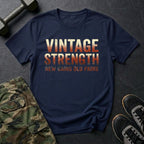 New Gains, Old Pains - Gym T-Shirt in Navy