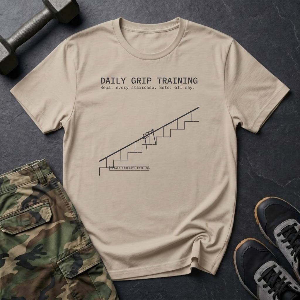 Daily Grip Training T-Shirt in Sand