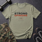 Slow Reps, Strong Opinions T-Shirt in Pistachio