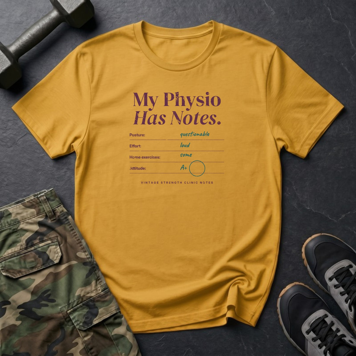 My Physio Has Notes T-Shirt in Daisy