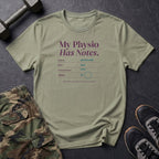 My Physio Has Notes T-Shirt in Pistachio
