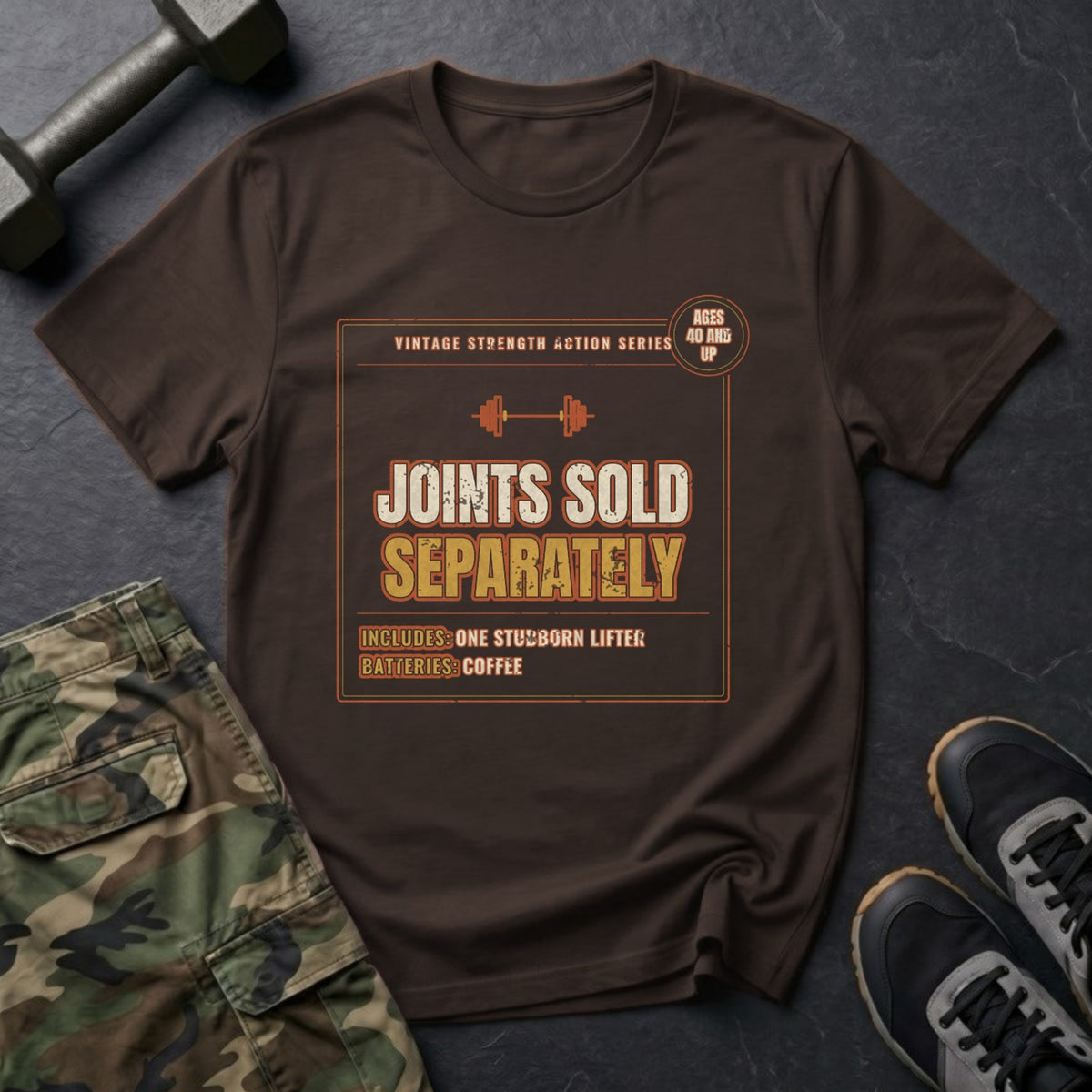 Joints Sold Separately T-Shirt in Dark Chocolate