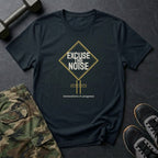 Excuse the Noise: Renovations in Progress T-Shirt in Black