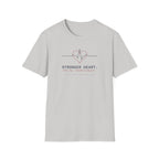Stronger Heart. Ask My Cardiologist. T-Shirt in Ice Grey
