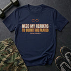 Need My Readers to Count the Plates T-Shirt in Navy