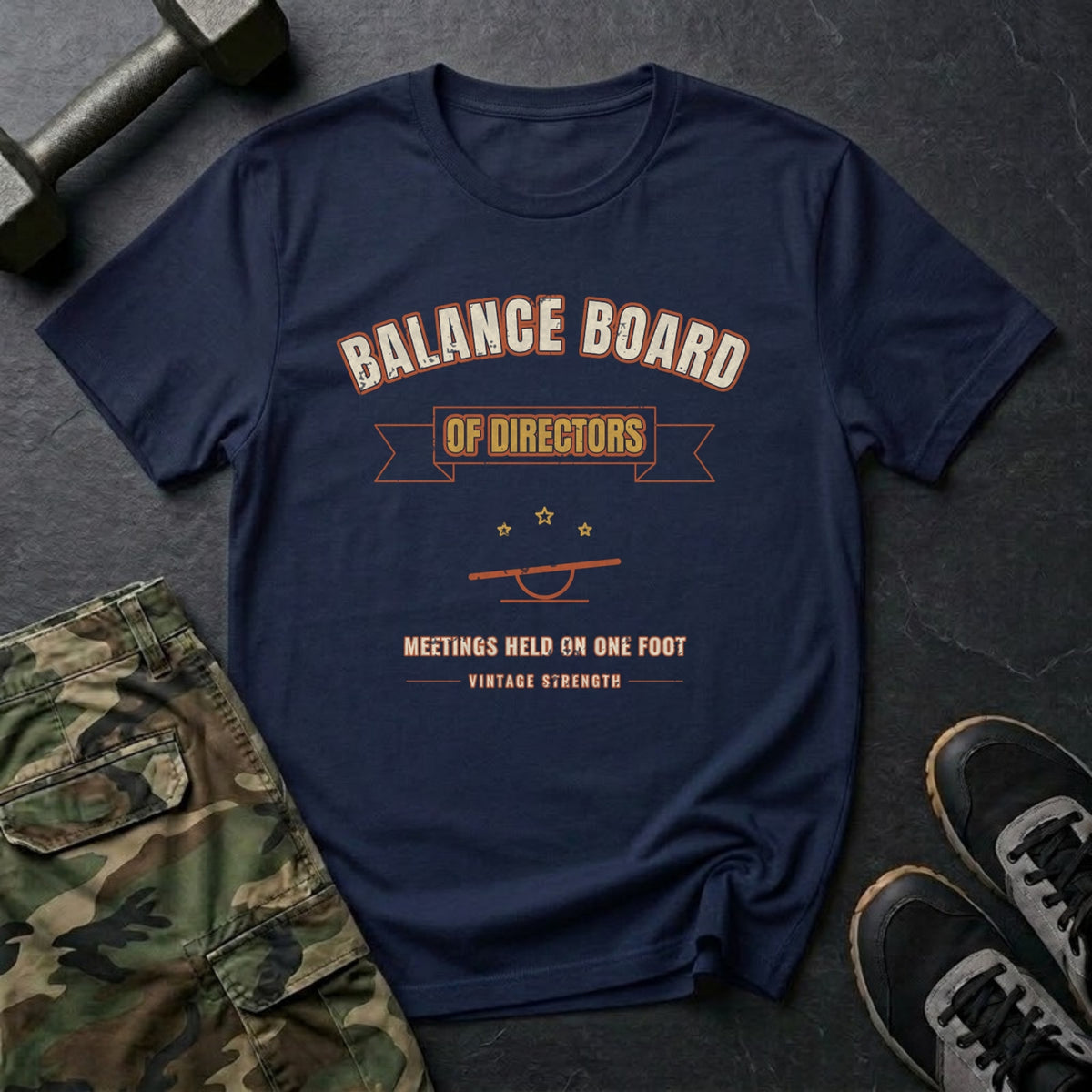 Balance Board of Directors T-Shirt in Navy