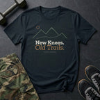 New Knees. Old Trails. T-Shirt in Black