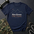 New Knees. Old Trails. T-Shirt in Navy