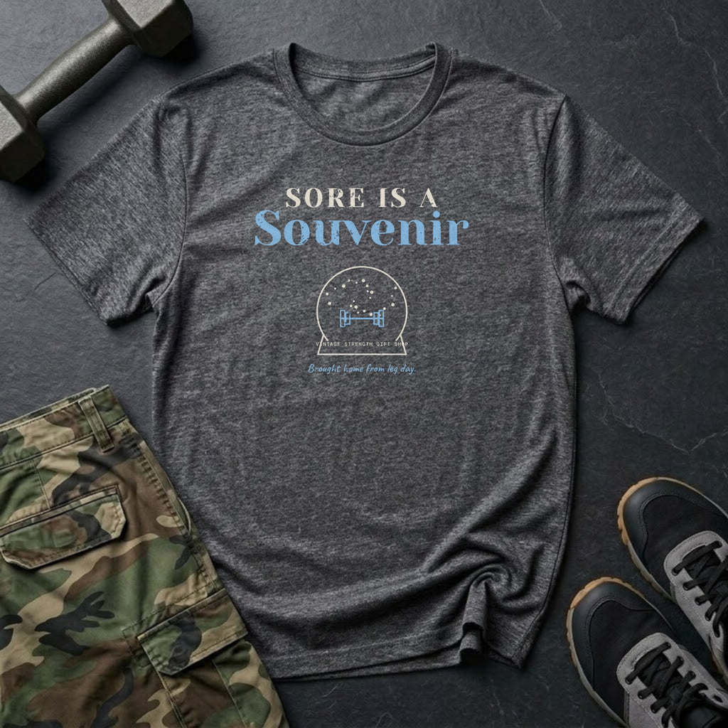 Sore Is a Souvenir T-Shirt in Dark Heather