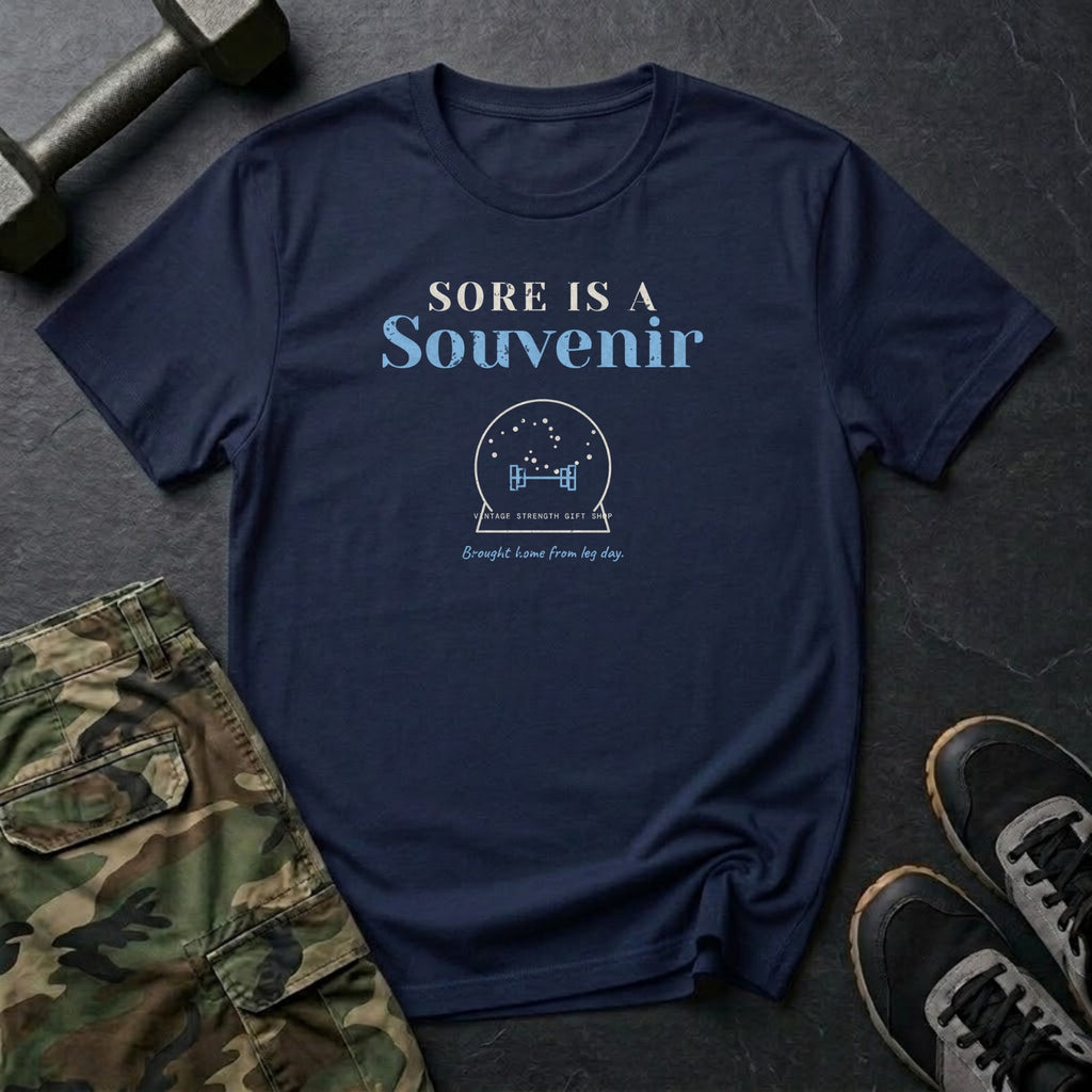 Sore Is a Souvenir T-Shirt in Navy