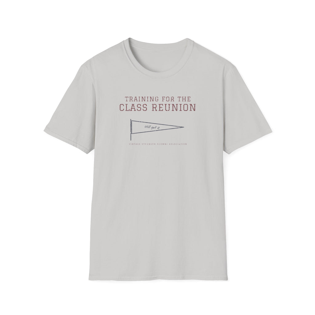 Training for the Class Reunion T-Shirt in Ice Grey