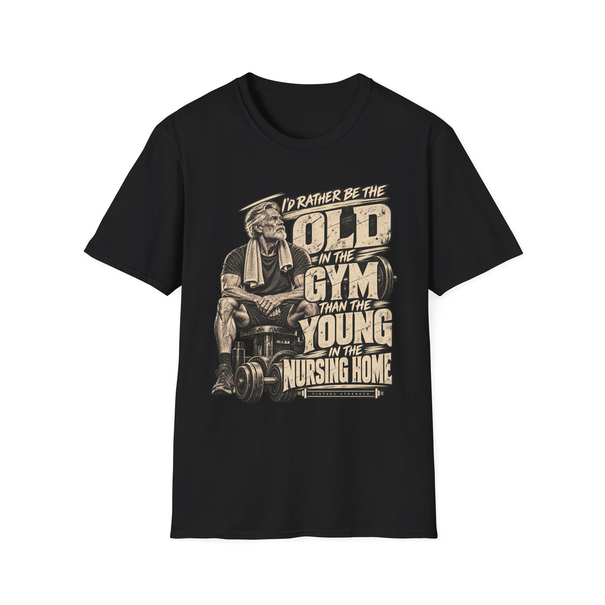 Oldest In The Gym Vintage T-Shirt