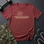 Stopped Counting Birthdays. Started Counting Reps. T-Shirt in Heather Cardinal