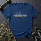 Stopped Counting Birthdays. Started Counting Reps. T-Shirt in Heather Navy