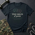 Two Miles of Gossip T-Shirt in Black