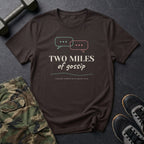 Two Miles of Gossip T-Shirt in Dark Chocolate