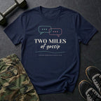 Two Miles of Gossip T-Shirt in Navy