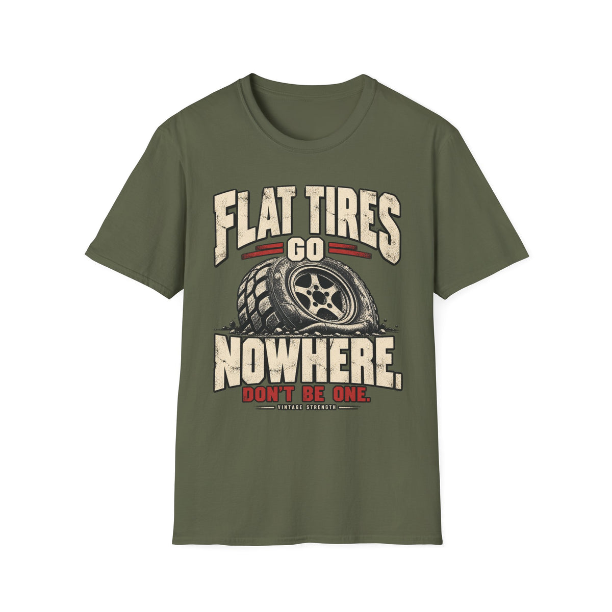Flat Tires Go Nowhere T-Shirt