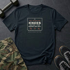 Knees Rated for Indoor Use Only T-Shirt in Black
