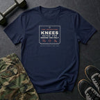 Knees Rated for Indoor Use Only T-Shirt in Navy