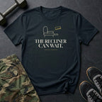 The Recliner Can Wait T-Shirt in Black