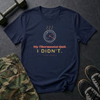 My Thermostat Quit. I Didn't. T-Shirt in Navy