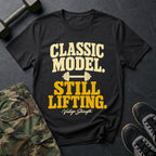 Classic Model, Still Lifting - Gym T-Shirt in Black