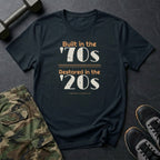 Built in the '70s. Restored in the '20s. T-Shirt in Black