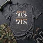 Built in the '70s. Restored in the '20s. T-Shirt in Dark Heather