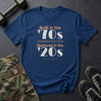 Built in the '70s. Restored in the '20s. T-Shirt in Heather Navy