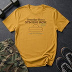 Grandpa Has a Gym Bag Now T-Shirt in Daisy
