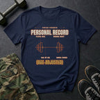Personal Record (Age-Adjusted) T-Shirt in Navy