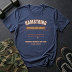 Hamstring Appreciation Society T-Shirt in Heather Navy