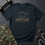 I Carry My Own Suitcase T-Shirt in Black