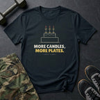 More Candles, More Plates T-Shirt in Black