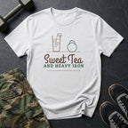 Sweet Tea and Heavy Iron T-Shirt in White
