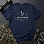 Going Nowhere. Getting Somewhere. T-Shirt in Navy