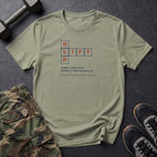 Crossword: OLD Down, LIFT Across T-Shirt in Pistachio