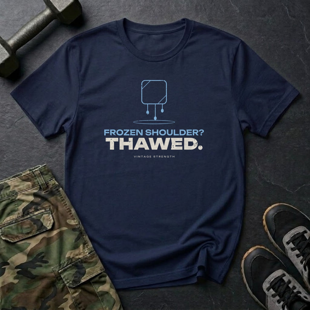 Frozen Shoulder? Thawed. T-Shirt in Navy