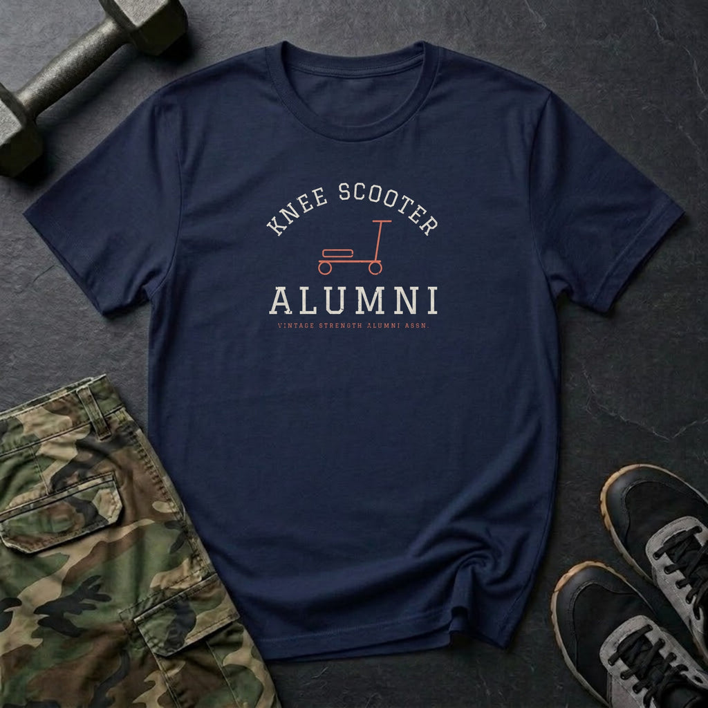 Knee Scooter Alumni T-Shirt in Navy