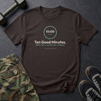 Ten Good Minutes T-Shirt in Dark Chocolate